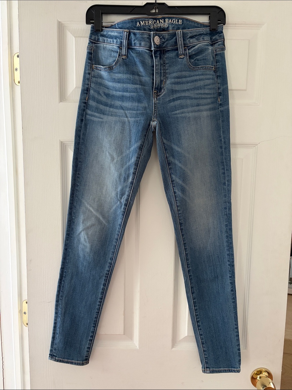 American Eagle Outfitters Women's Medium Blue Skinny Jeans